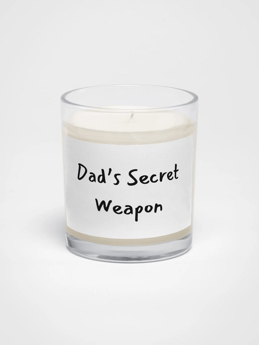 "Dad's Secret Weapon" Meme Candle product image (1)