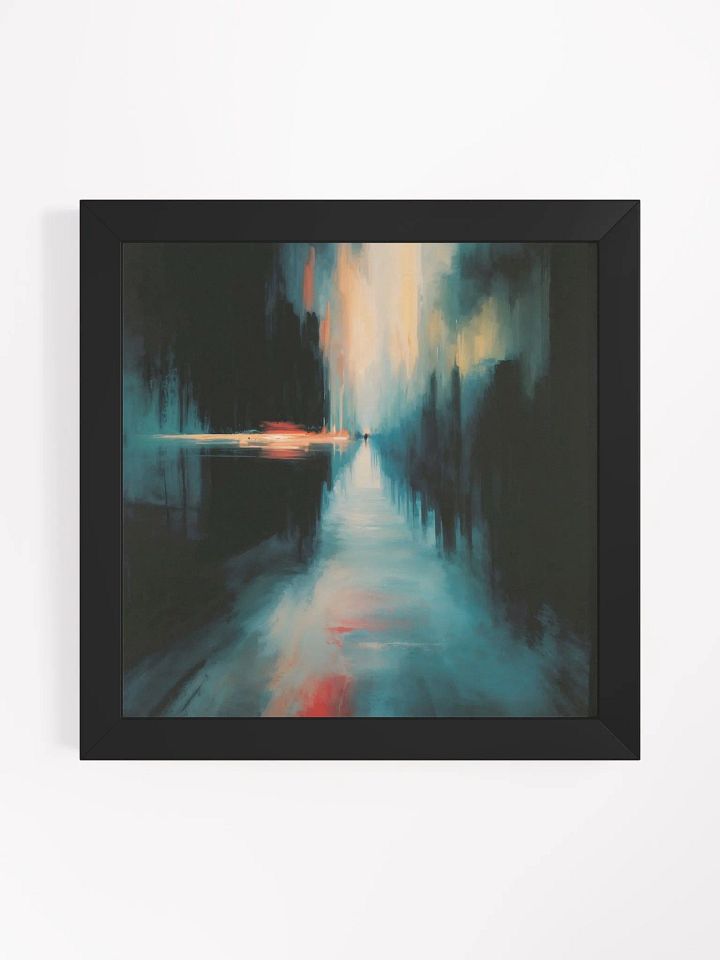 Abstract Cityscape Reflections Framed Print product image (1)