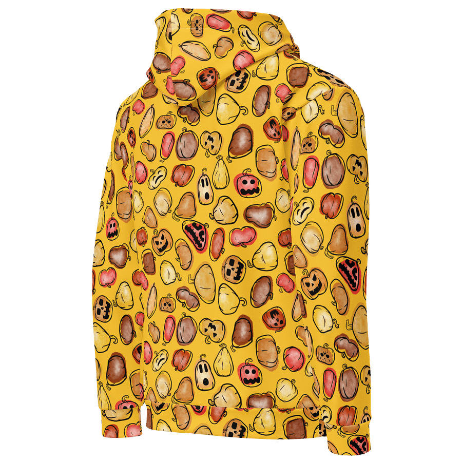 Recycled Unisex Hoodie - Gourdgeous II - Yellow product image (5)