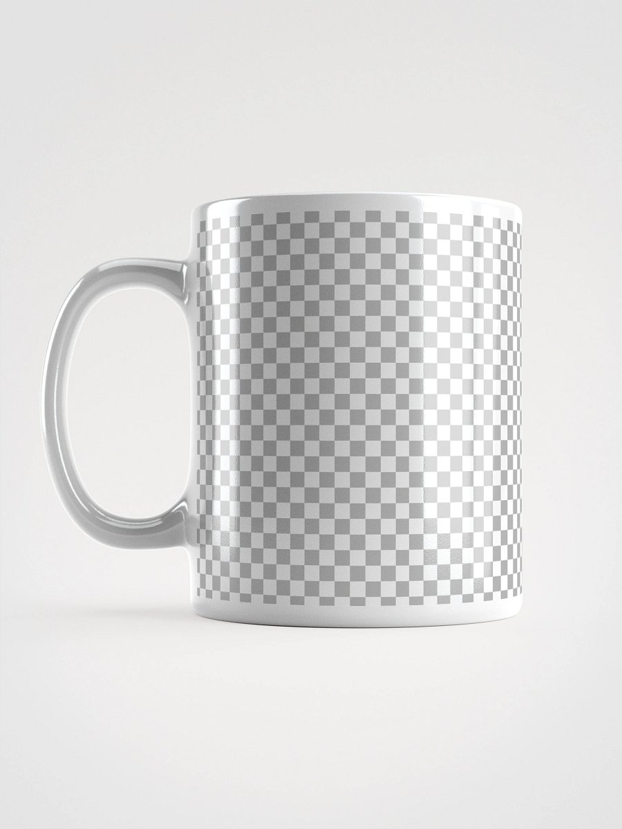 Transparecy Grid White Glossy Mug product image (18)