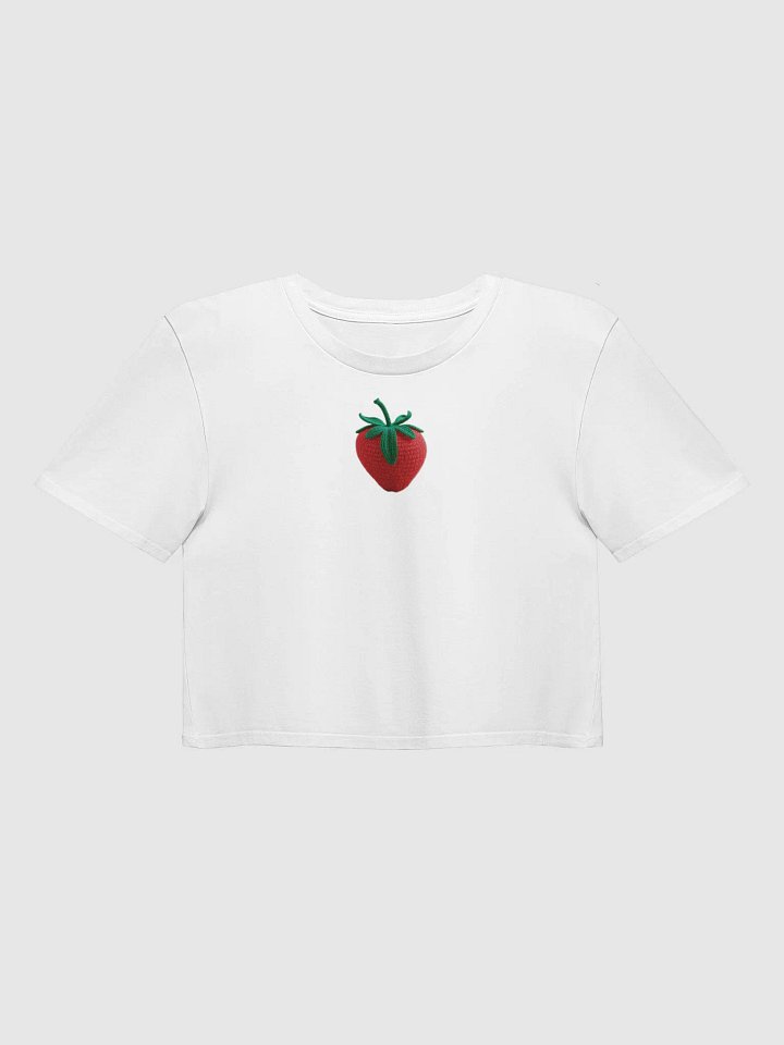 CozyAvocado Women's Premium Strawberry Crop Top #5 product image (1)