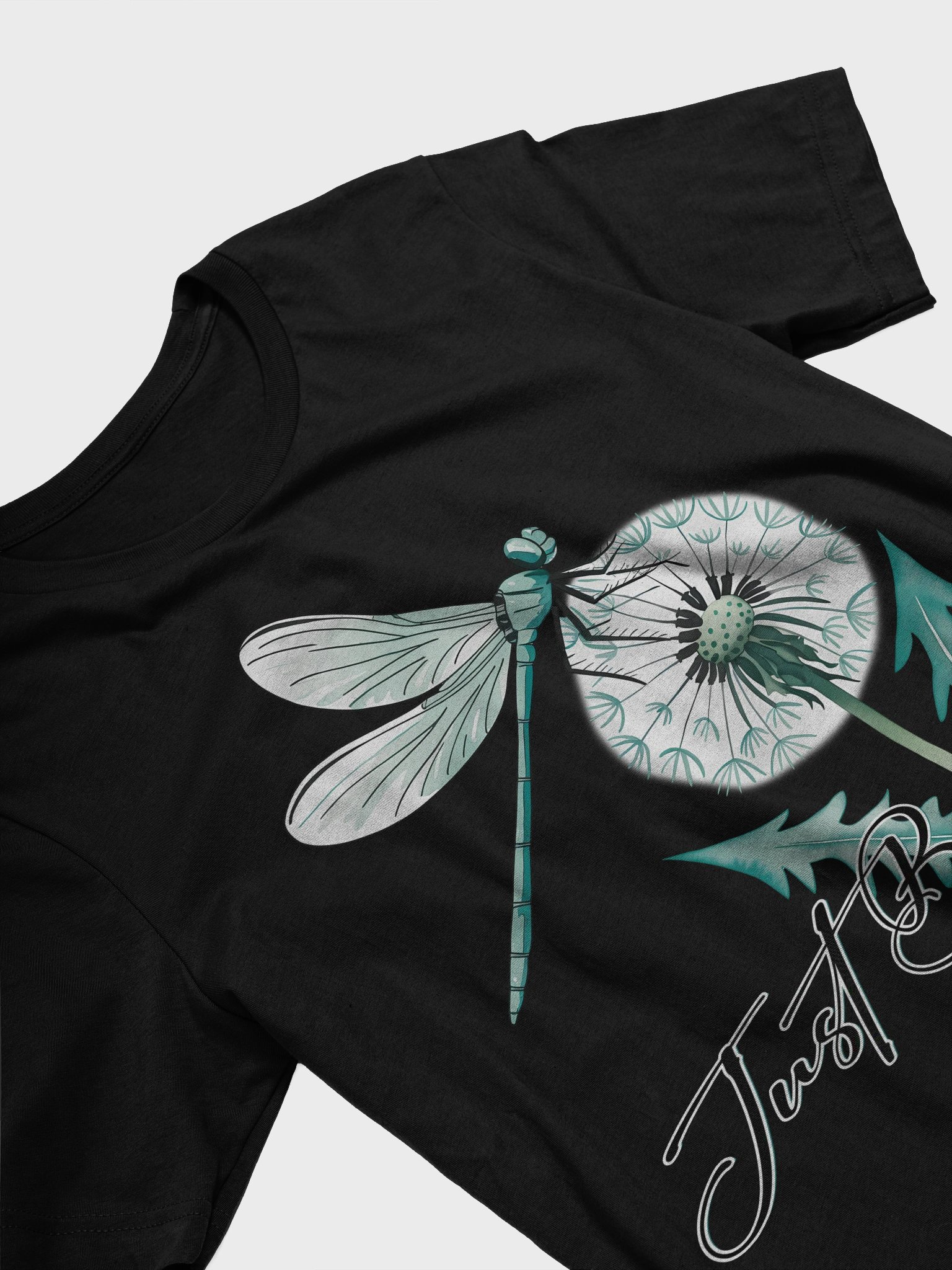 Dragonfly Dandelion Just Breath T-Shirt product image (11)