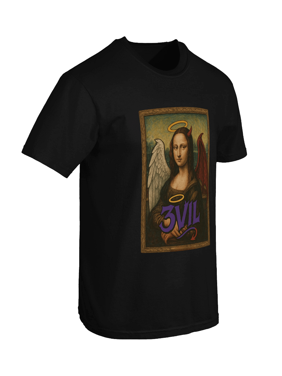 3ViL Mona Lisa Unisex T-Shirt product image (7)