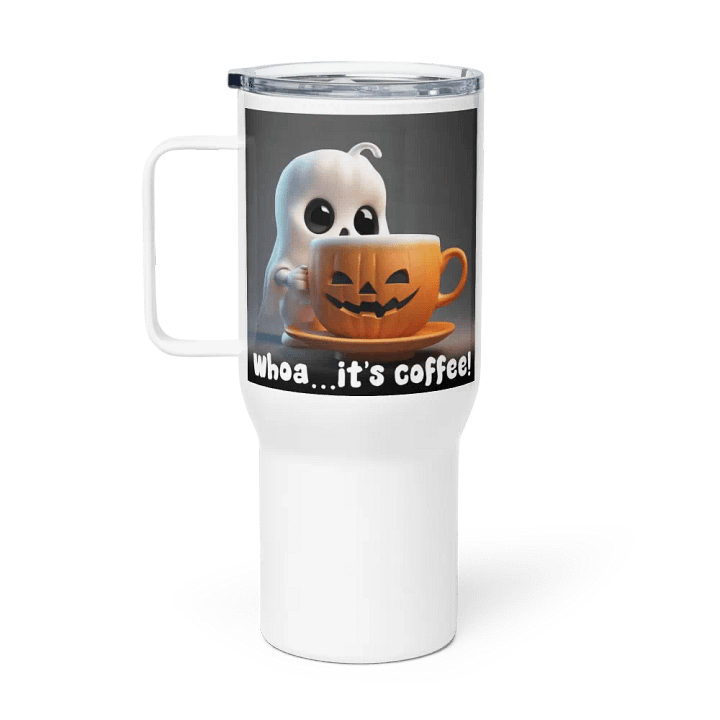 Spooky Coffee Ghost Travel Mug product image (1)