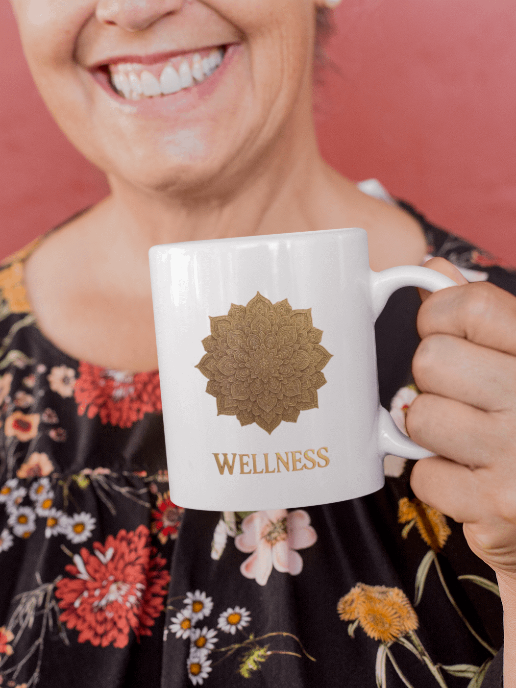 Golden Mandala Wellness Mug product image (1)