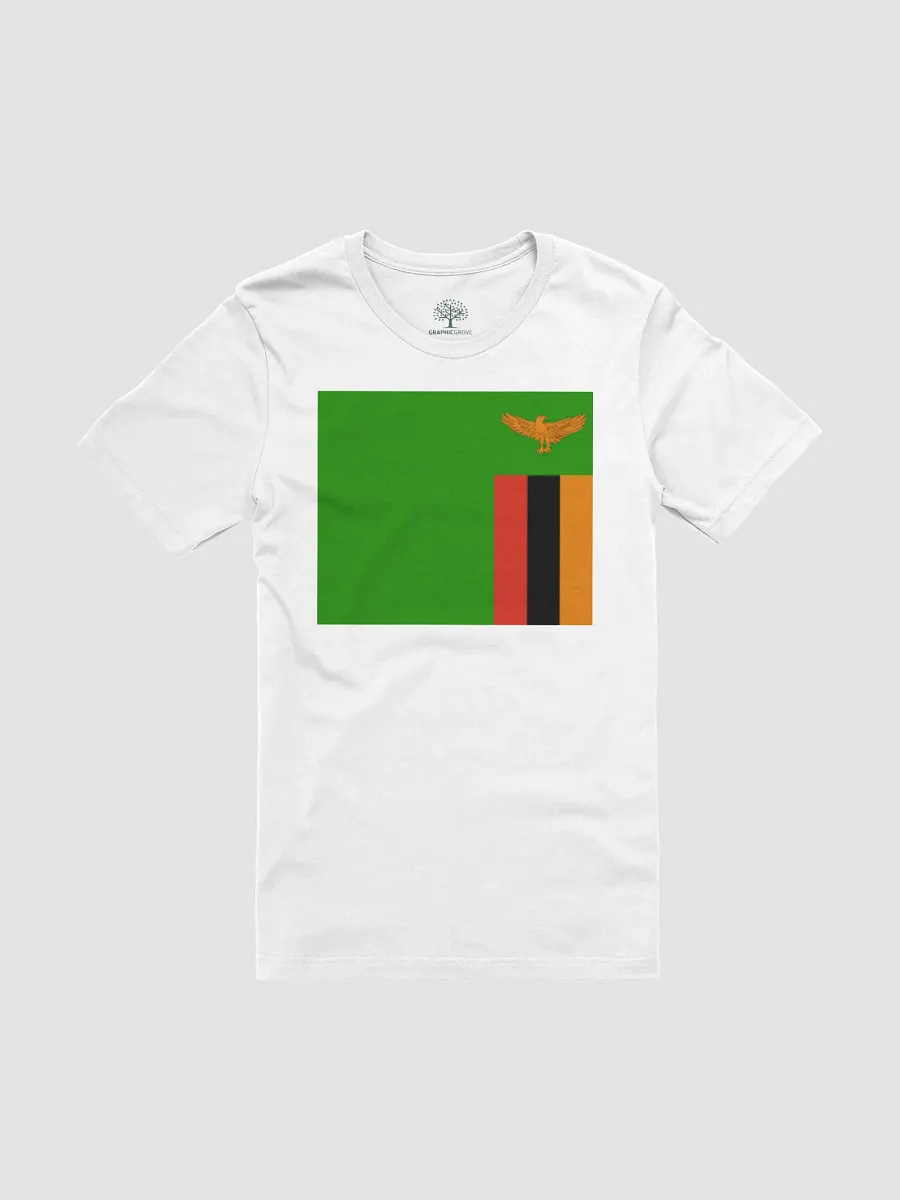 Exclusive Graphic Grove Supersoft Unisex Zambian Flag T-Shirt product image (93)