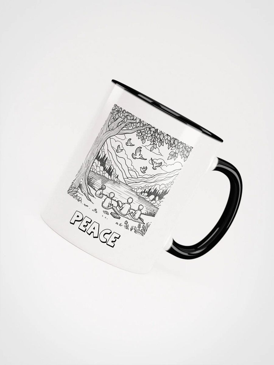 Peace’s Tranquil Sanctuary Coloring Book Mug product image (4)