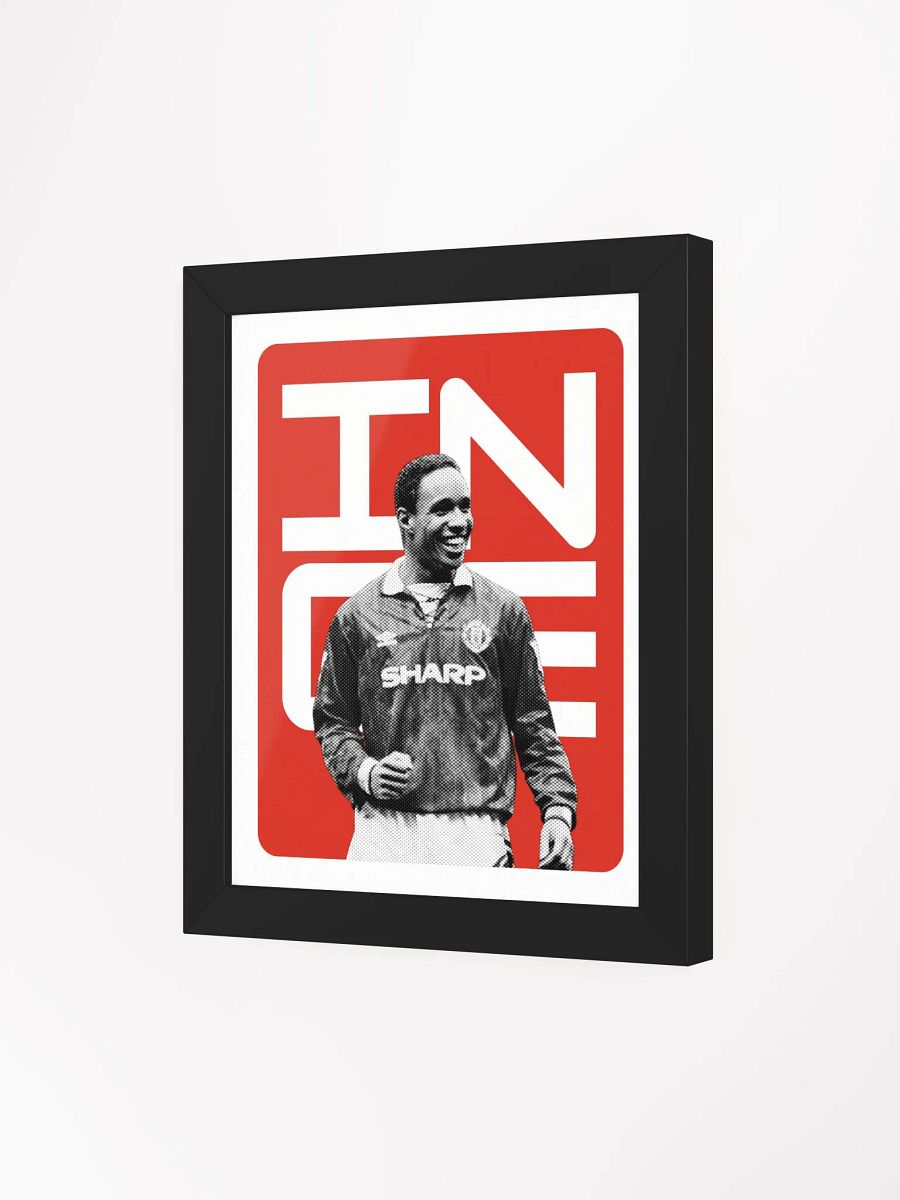 Paul Ince BW Manchester United Name Art Framed Print product image (4)