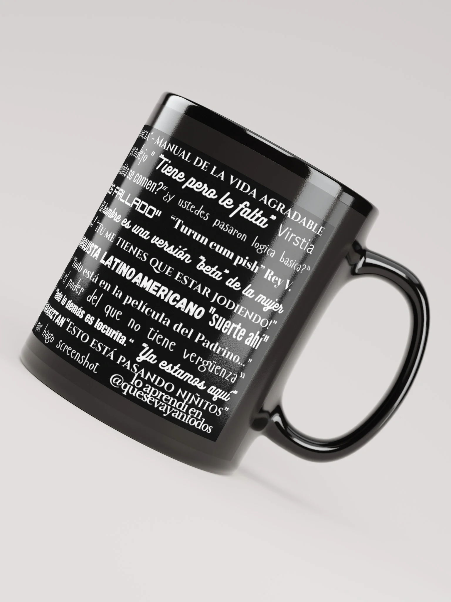 La taza Negra de frases product image (7)