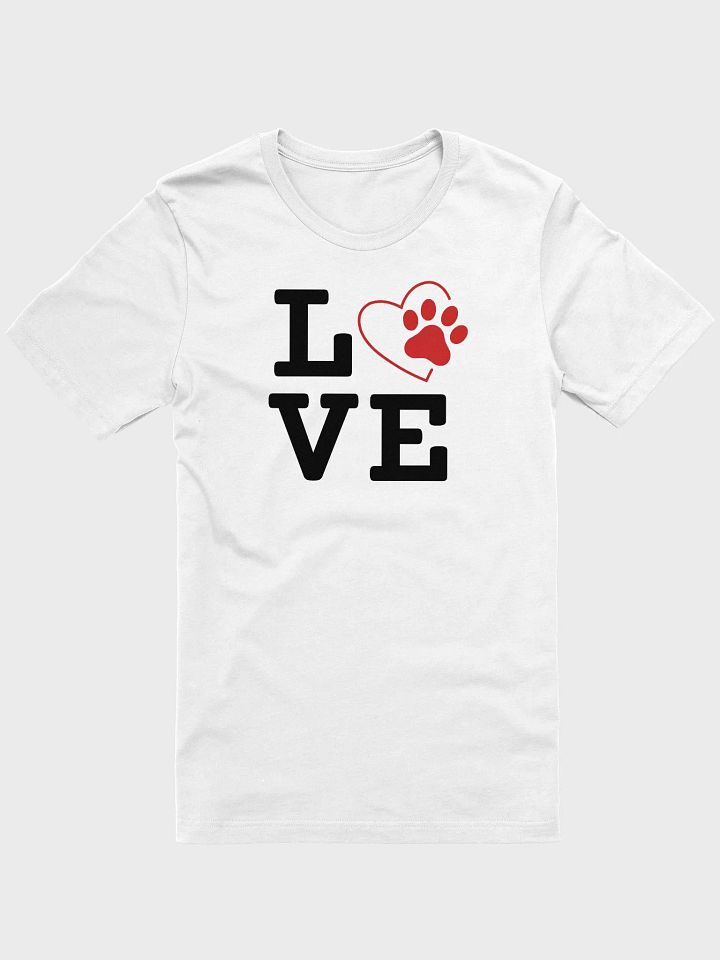 VET & VET TECH Pawprint Heart T-Shirt product image (2)