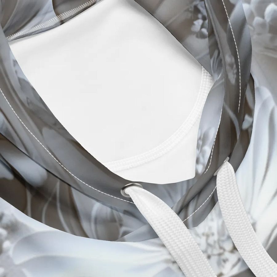 Ethereal White Flower All-Over Hoodie product image (8)