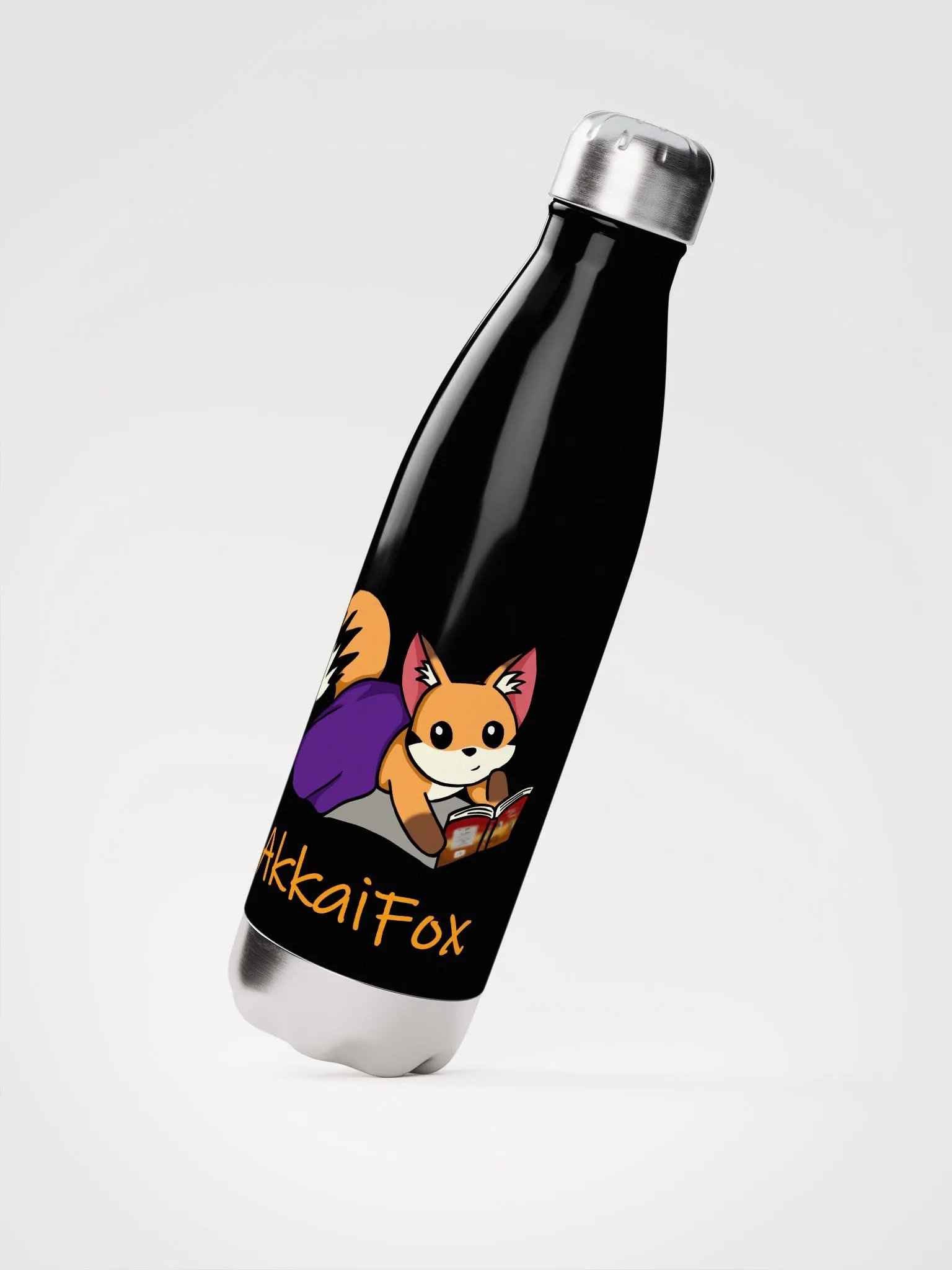 Fox Reading Stainless Steel Water Bottle product image (2)