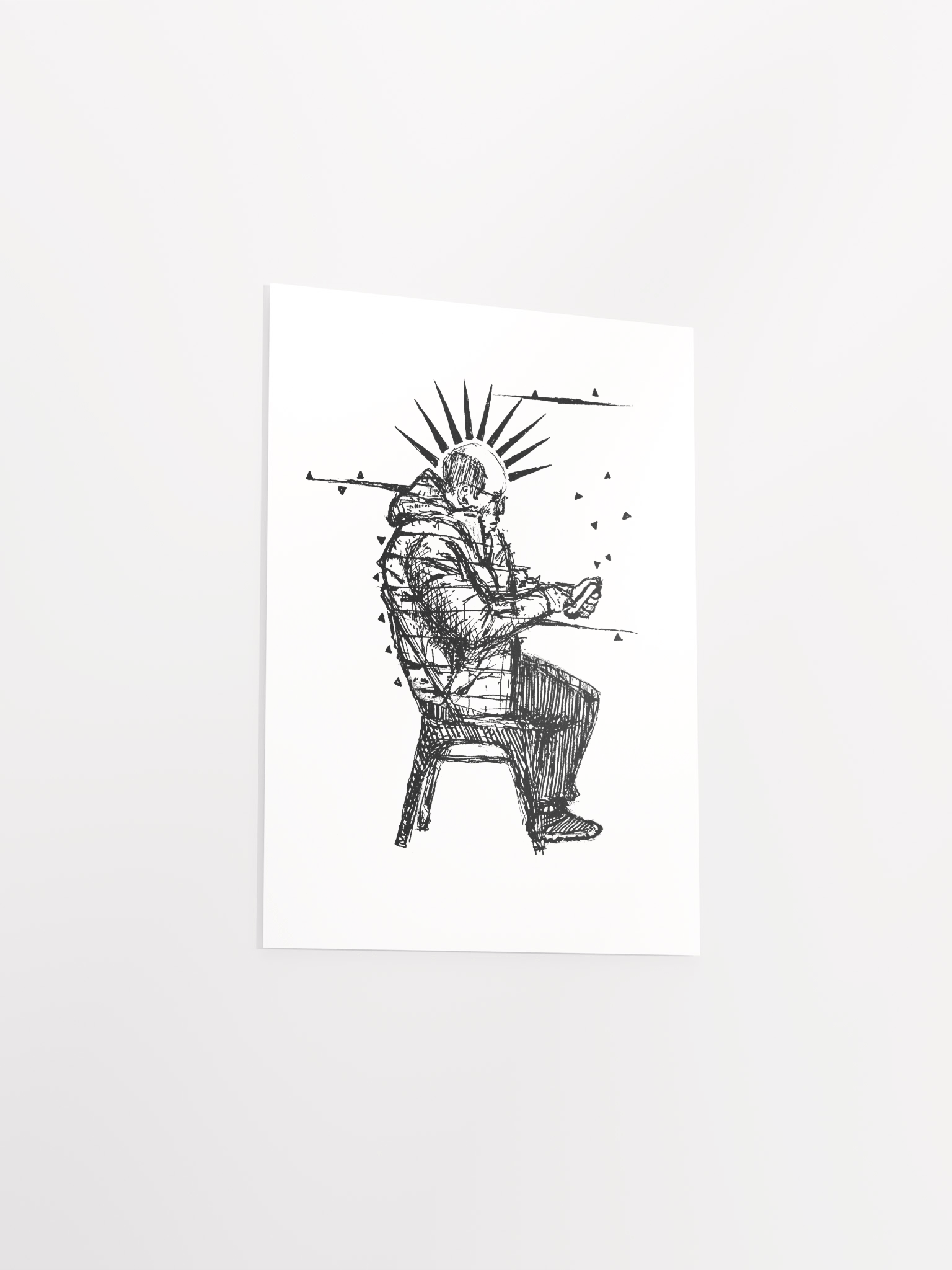 BAAAAAAALD! / Liberty Spikes Print product image (3)
