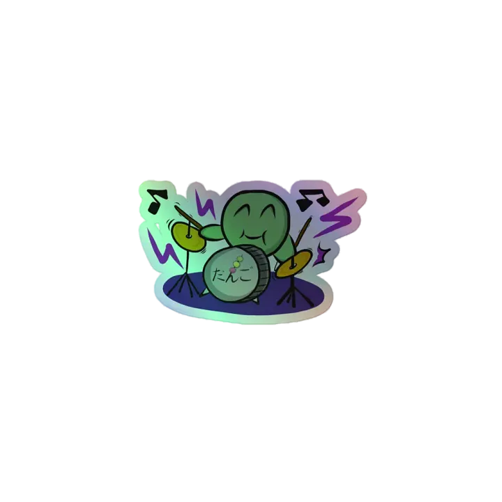 Dango Percusist - Holo Sticker product image (1)