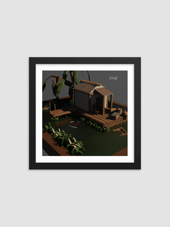 Lonely Shack - Low Poly Hunt: Showdown inspired Art product image (1)