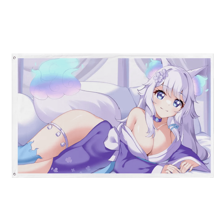 Sakiyosa All-Over Print Flag product image (1)