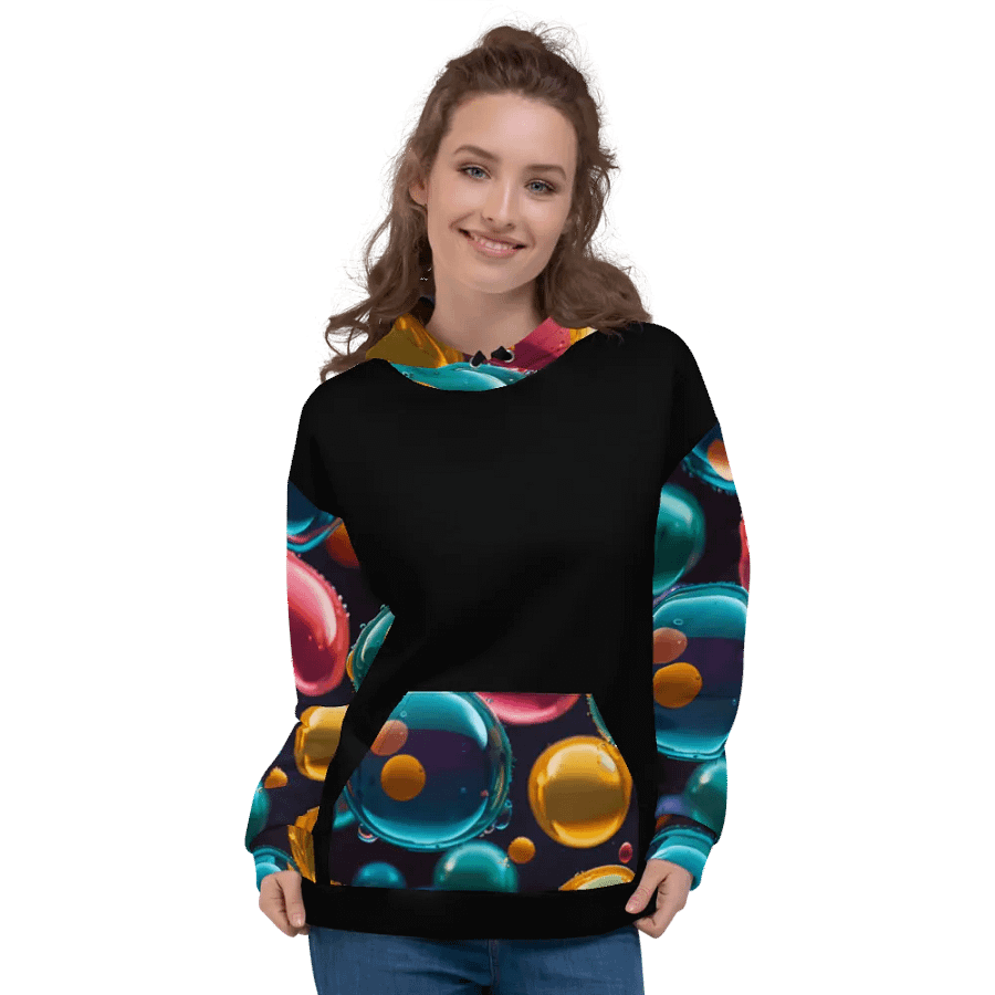 Bubbles V1 Unisex Hoodie product image (3)