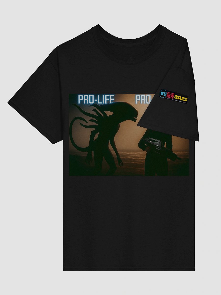 Pro-Life vs. Pro-Choice Alien Battle Tee product image (3)