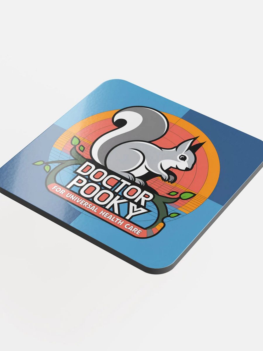Coaster or micro art piece: doctor pooky for universal healthcare product image (4)