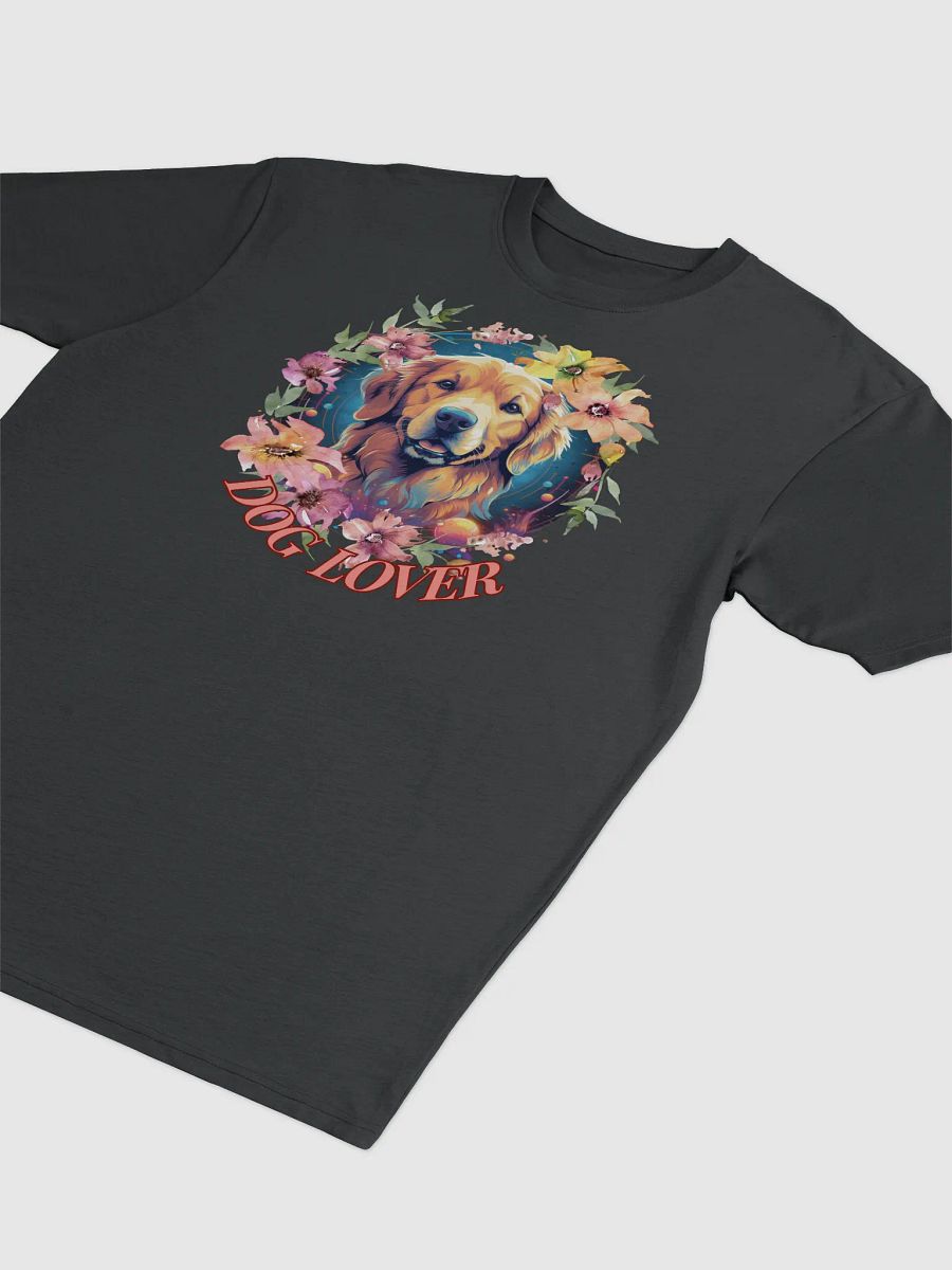 Golden Retriever Floral Wreath Tee product image (3)