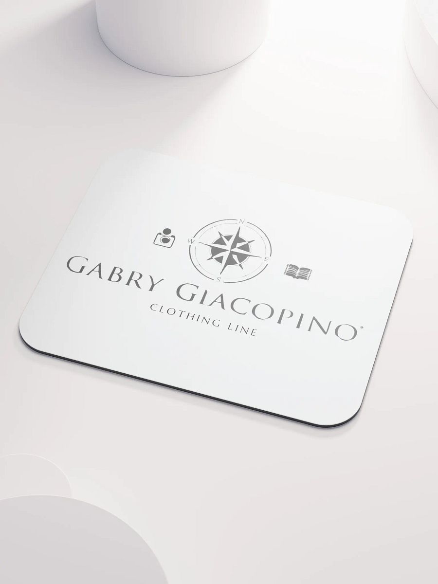 Tappetino per Mouse Gabry Giacopino Clothing Line WHITE – Stile e Precisione sulla tua Scrivania product image (2)