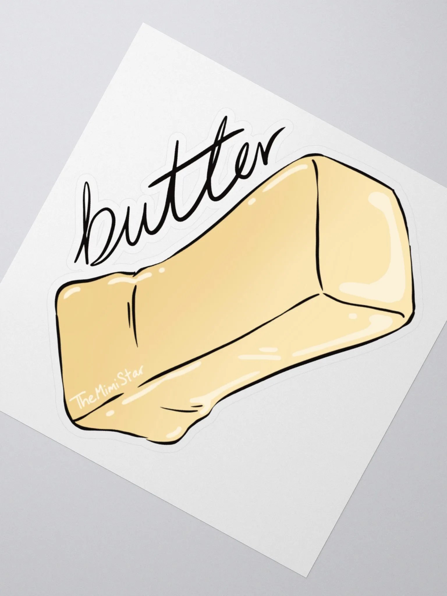 Butter Kiss-Cut Sticker product image (2)