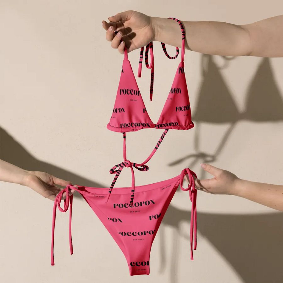 RoccoRox Pink String Bikini product image (9)