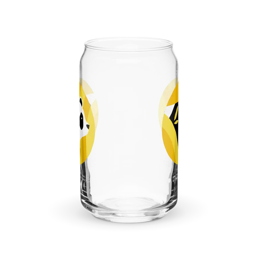Pandas Are Here Glass (Yellow) Image 3