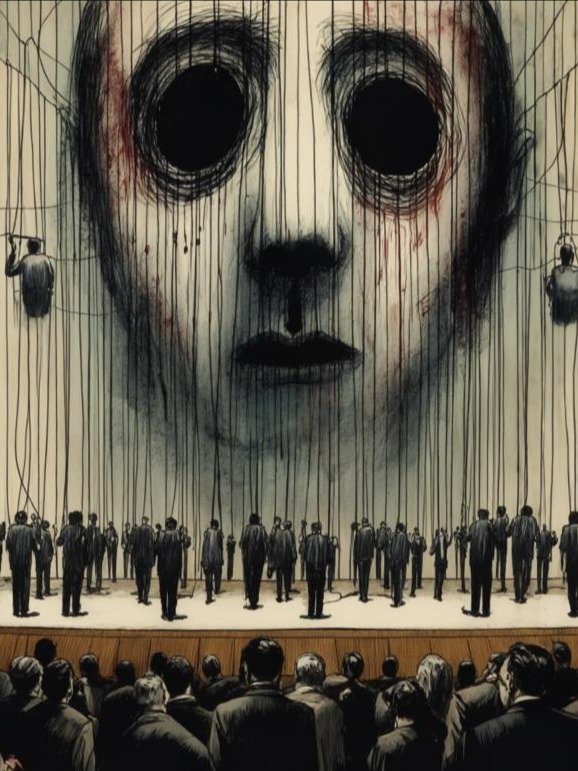 Colección Arte Digital Surrealista – 55 Imágenes de Marionetas y Poder product image (4)