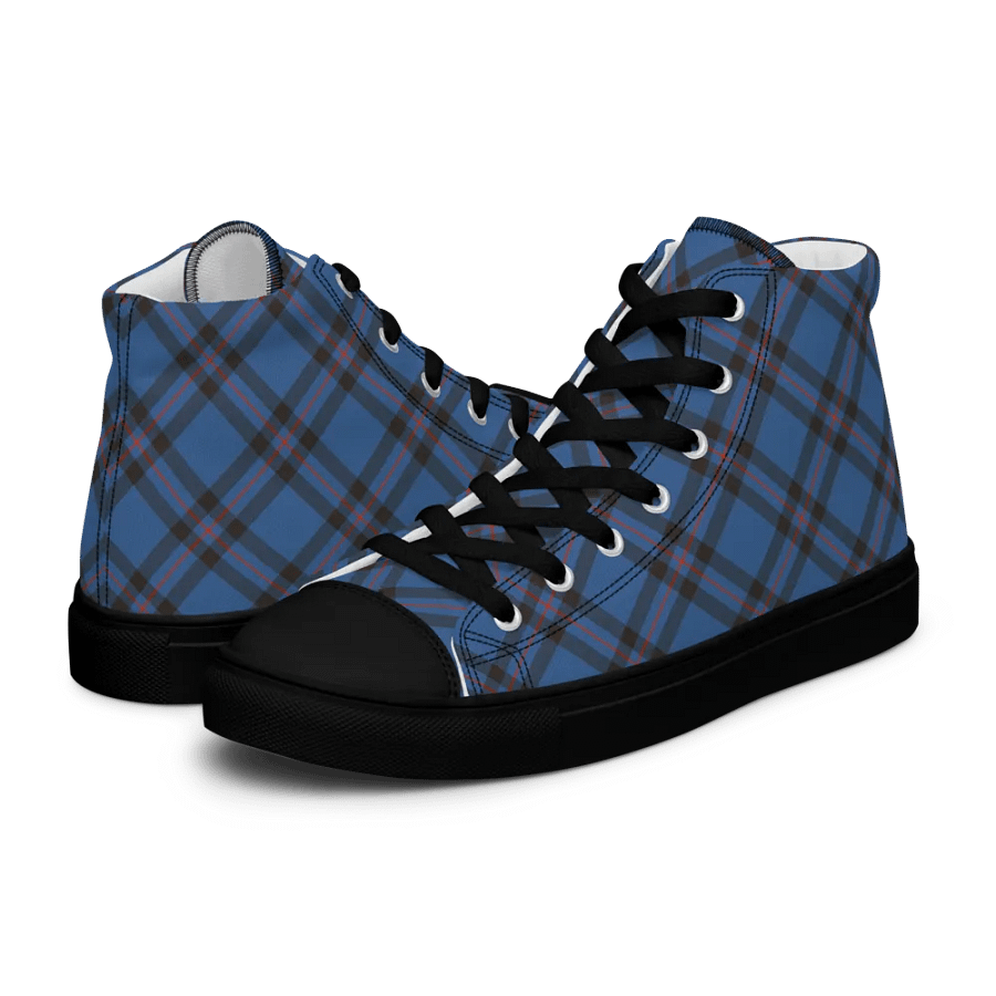 Elliot Tartan Men's High Top Shoes product image (8)