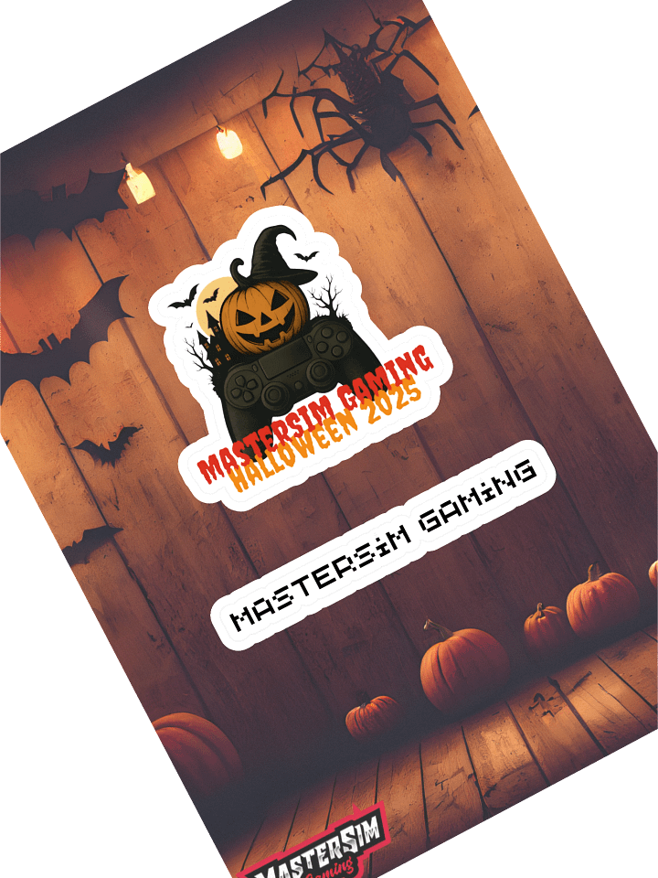 Limited Edition MasterSim Gaming Halloween 2025 Kiss-Cut Stickers product image (1)