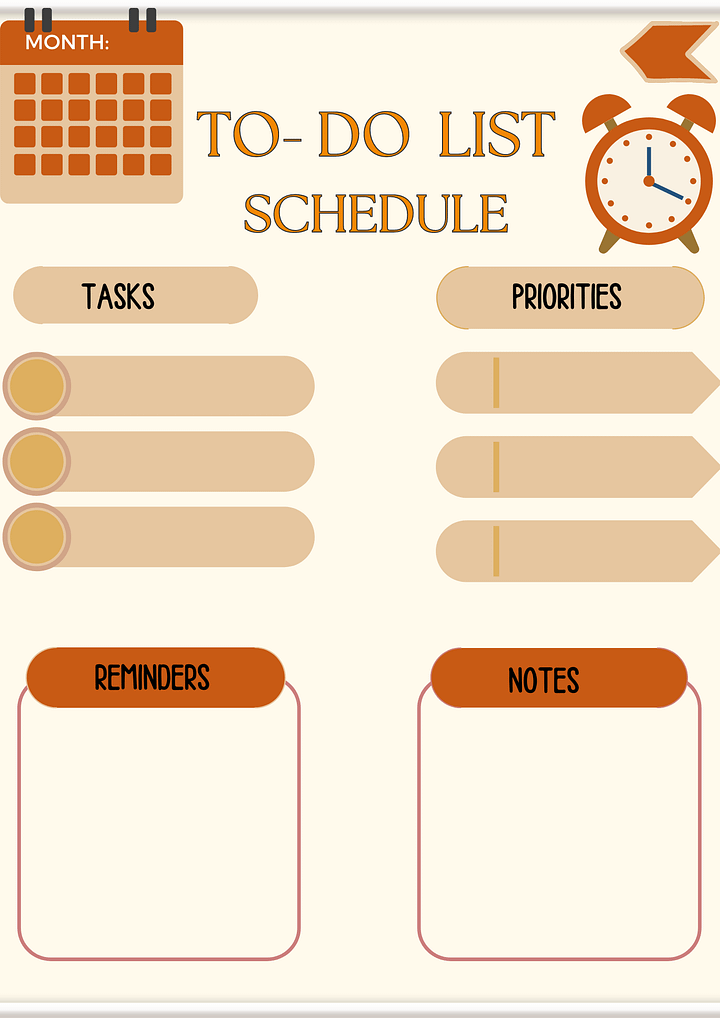 Custom Daily Planner product image (1)