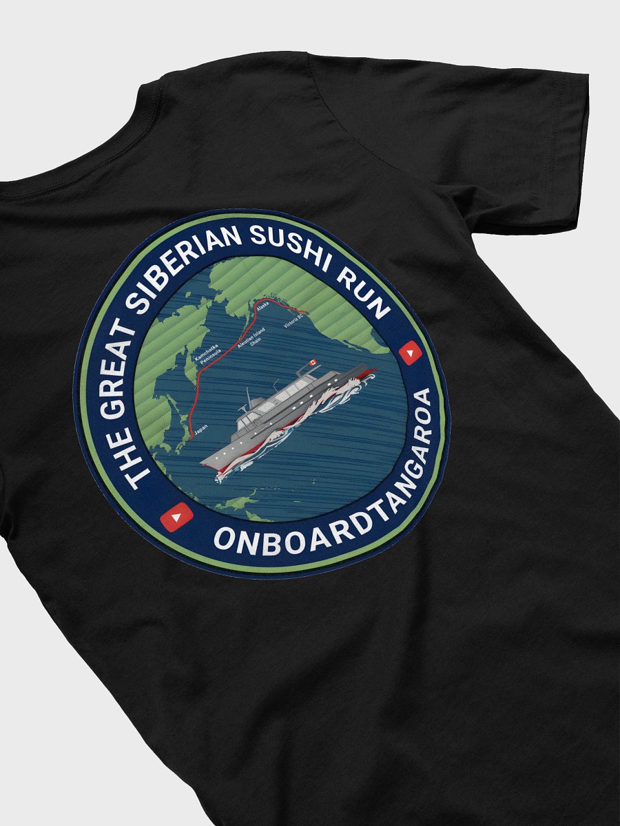 The Great Siberian Sushi Run Women’s T-Shirt (Dark Colours and Route Logo) product image (34)