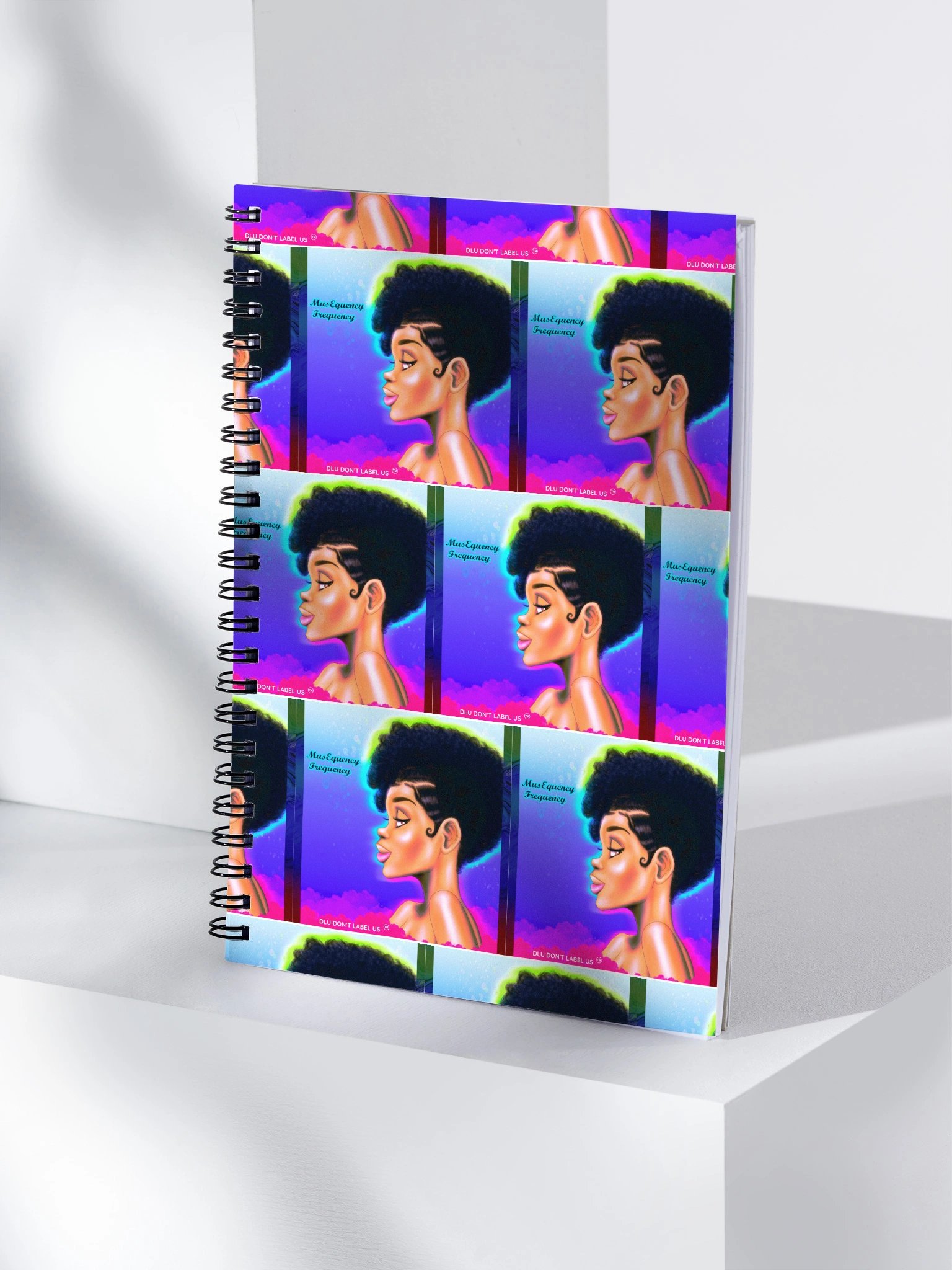 Afro Profile Spiral Notebook product image (4)