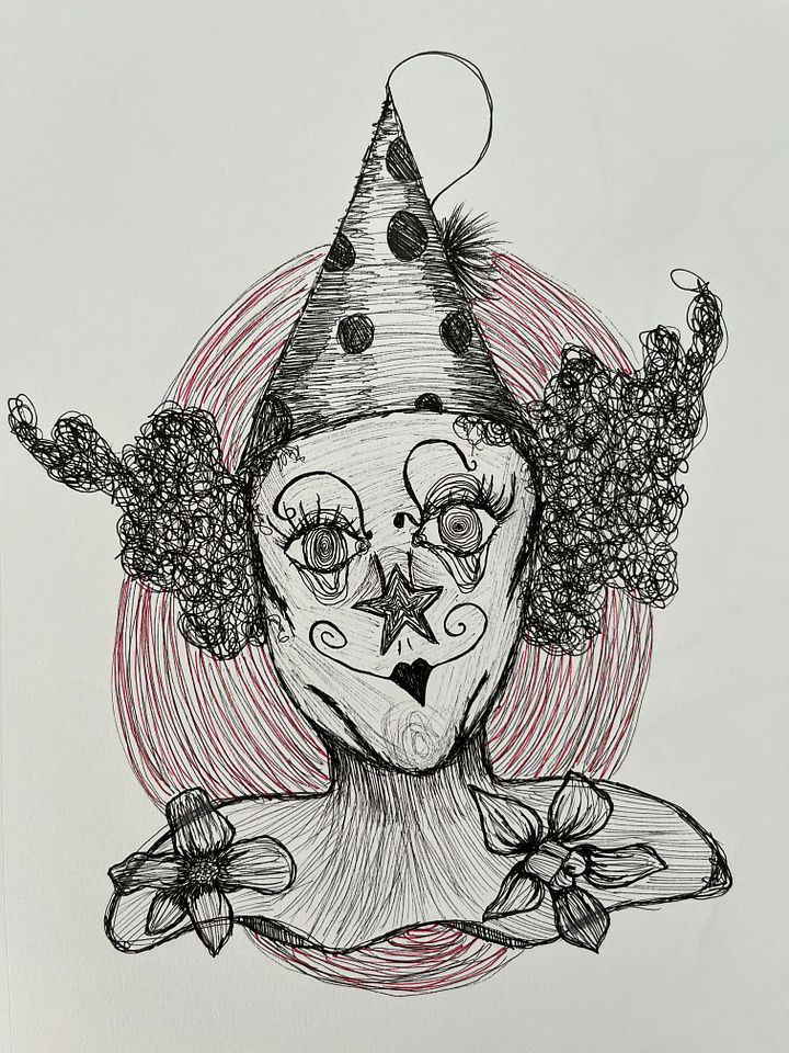 “Clown face” print product image (1)