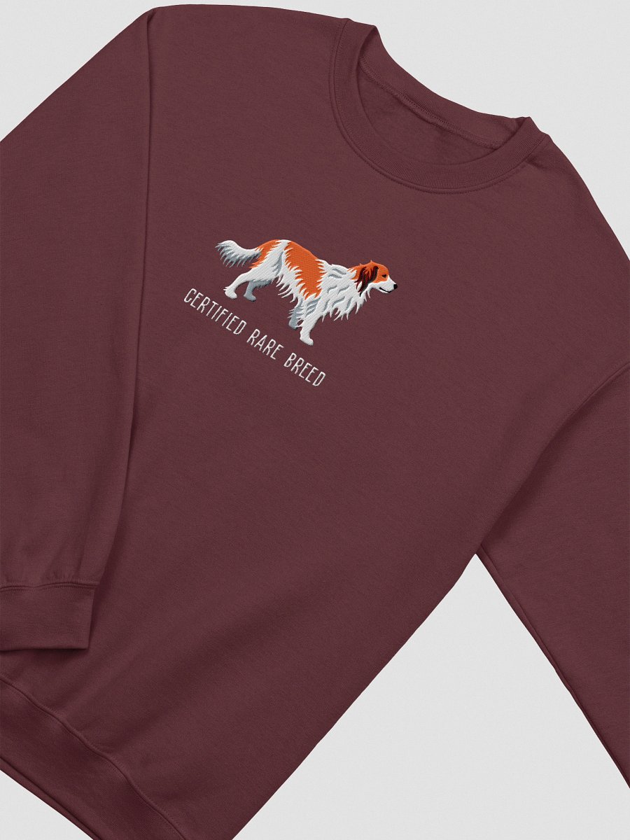 Certified Rare Breed Sweatshirt (Embroidered) of a Kooikerhondje product image (6)