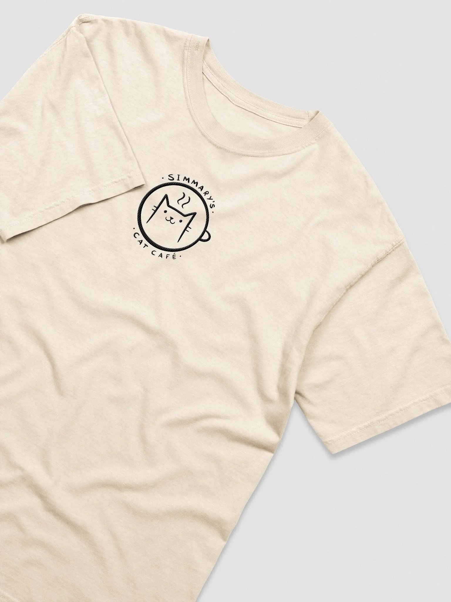 Simmary's Cat Café Embroidered Tee product image (3)