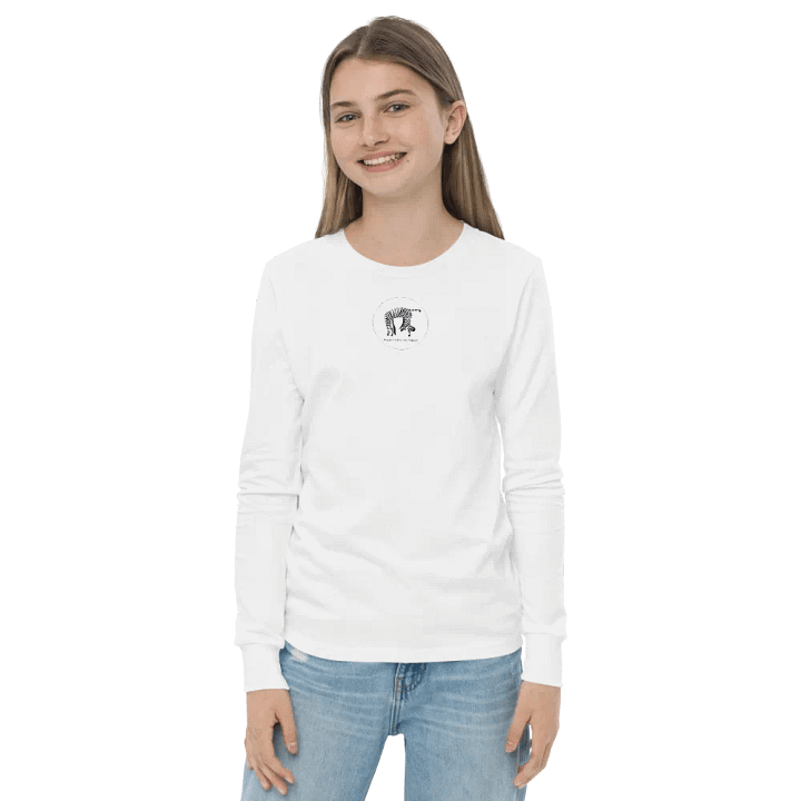 Youth Bendy Zebra Long-Sleeve T-shirt product image (2)