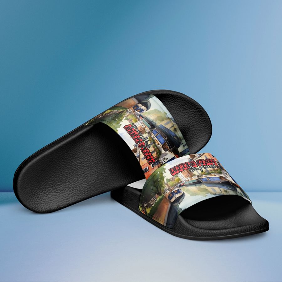 Little Italy - England - All Over Print - Watercolor - Women's Slides product image (5)