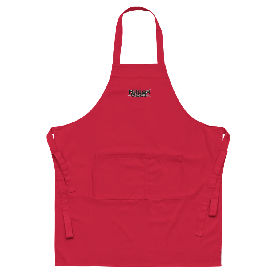 Organic Cotton Apron - Embroidered - Black HApex Gear Black Logo product image (34)
