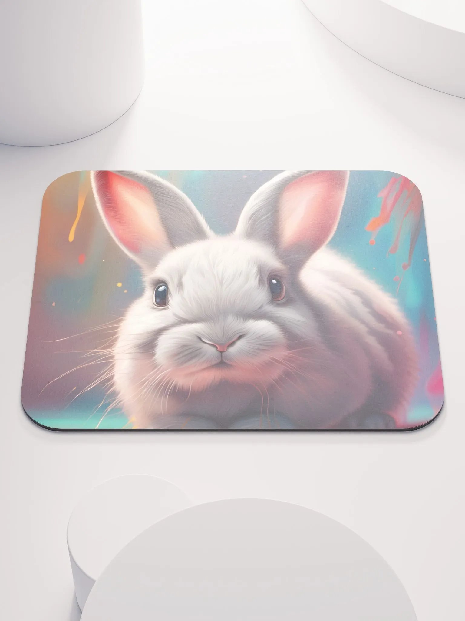 Cute Bunny Mouse Pad product image (1)