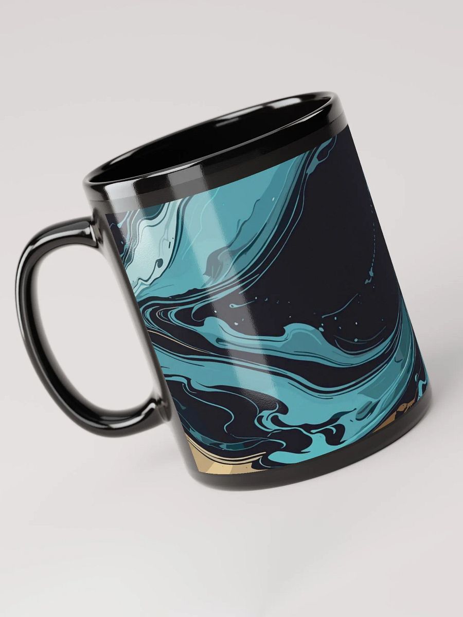 Marbled Swirls Black Marble Mug product image (1)
