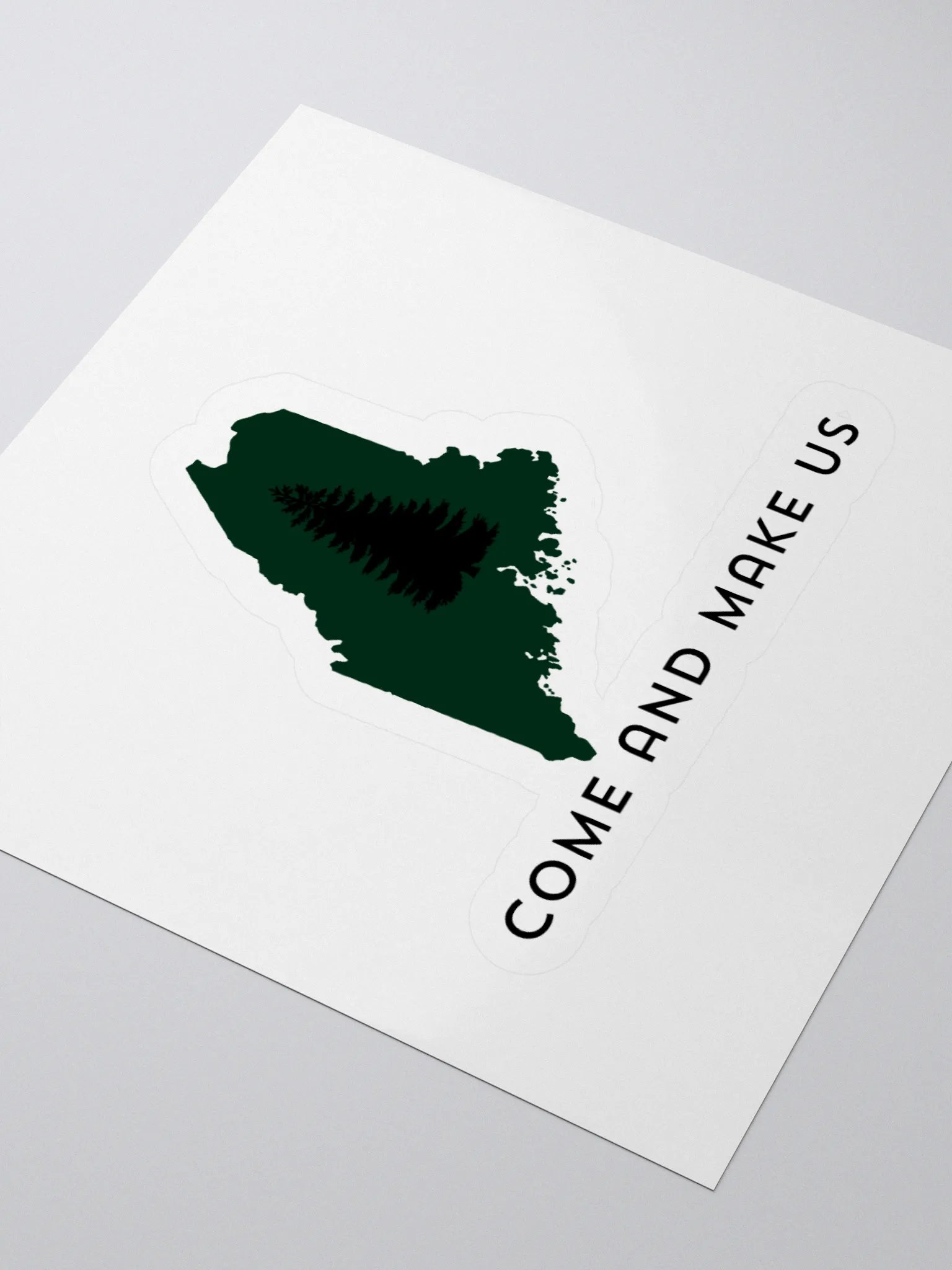 Maine "Come and Make Us" Sticker product image (3)