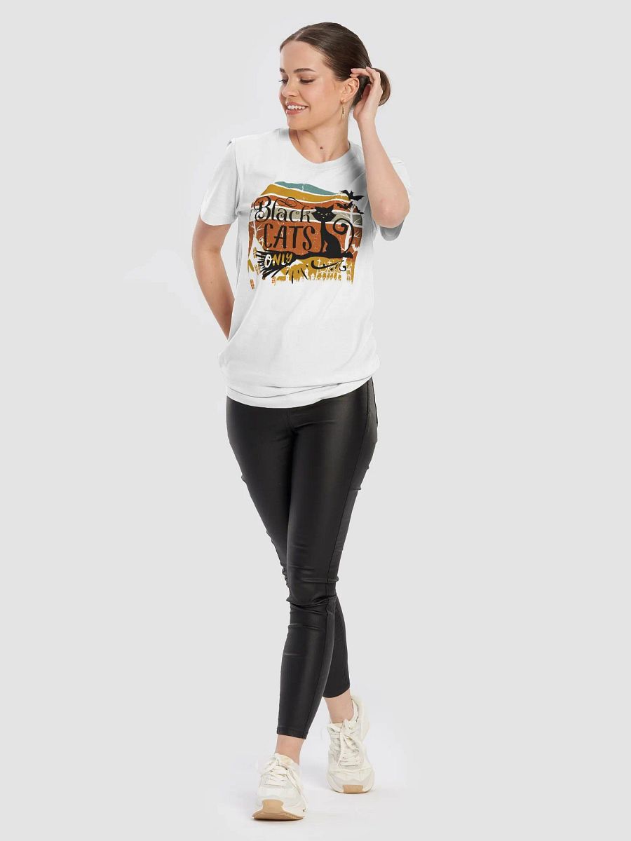 Whimsical Black Cats Sunset T-Shirt product image (10)