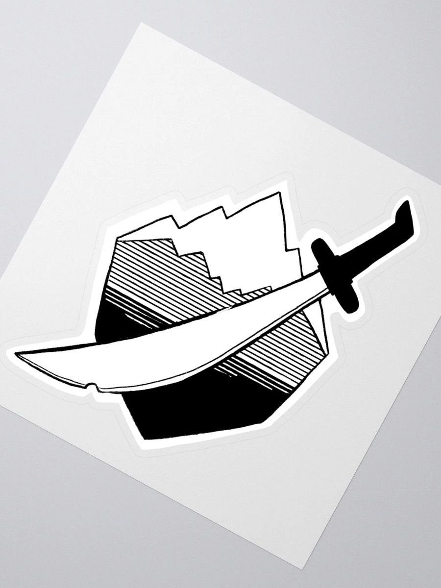 Ash-Kai Black & White Symbol Sticker product image (2)