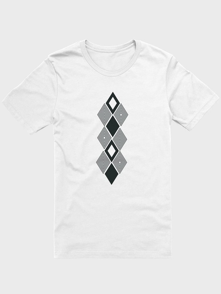 Black and white triangle design Supersoft T-Shirt product image (1)