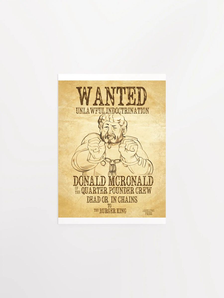 Donald Wanted Poster product image (5)