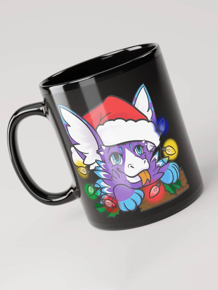 Lavender Christmas Black Mug product image (2)