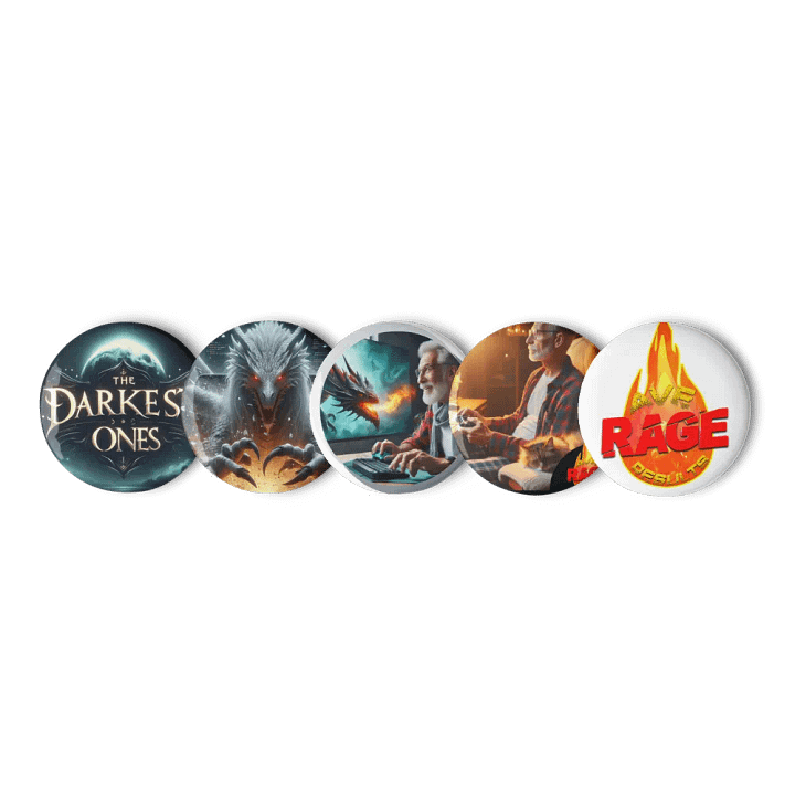 The Darkest Ones - Button Pins Set product image (1)