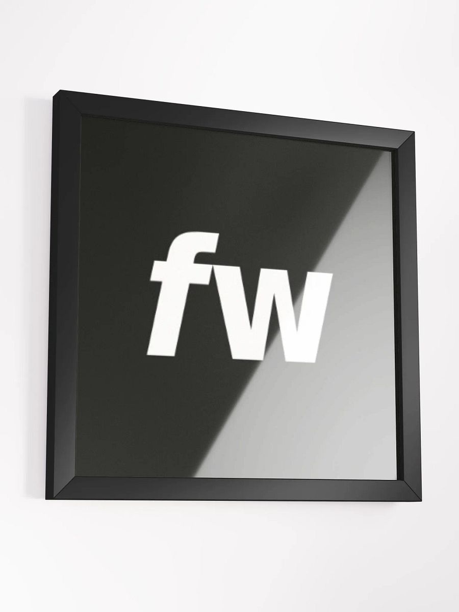 Bold FW Letters Matte Poster product image (3)